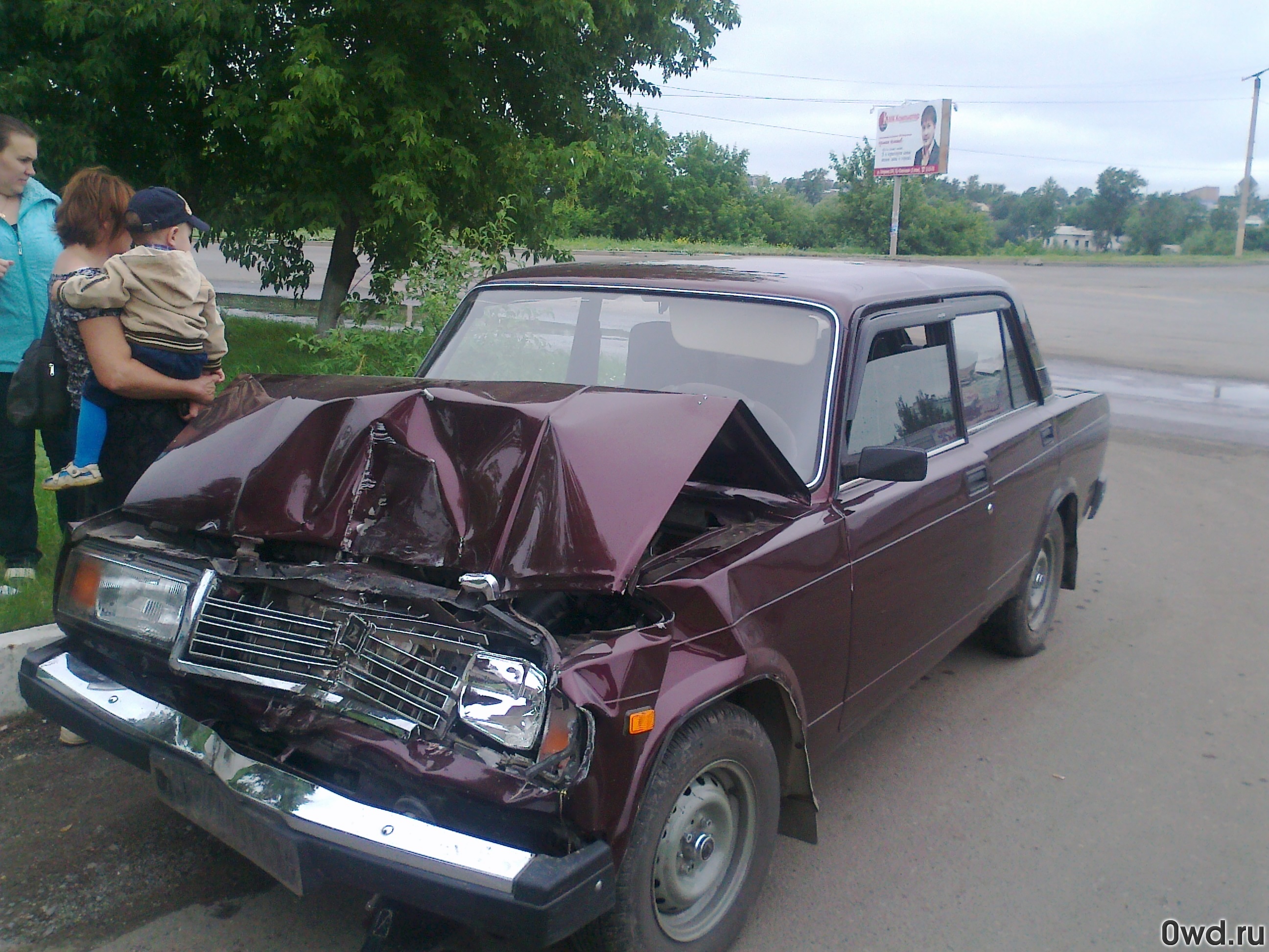 Битый автомобиль LADA (ВАЗ) 2107 (2010) в Южноуральске